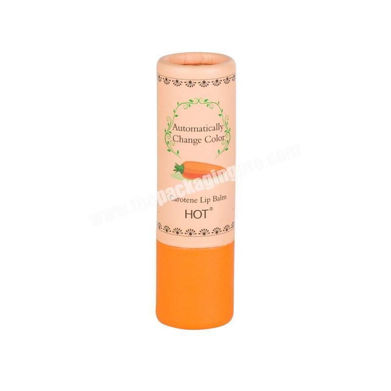 2021 Hot eco friendly kraft boxes tubes packaging box cardboard paper tube for lip balm