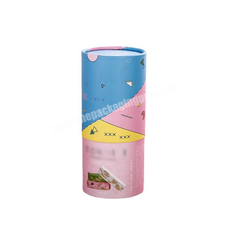 2021 kraft packaging paper tube round paper can