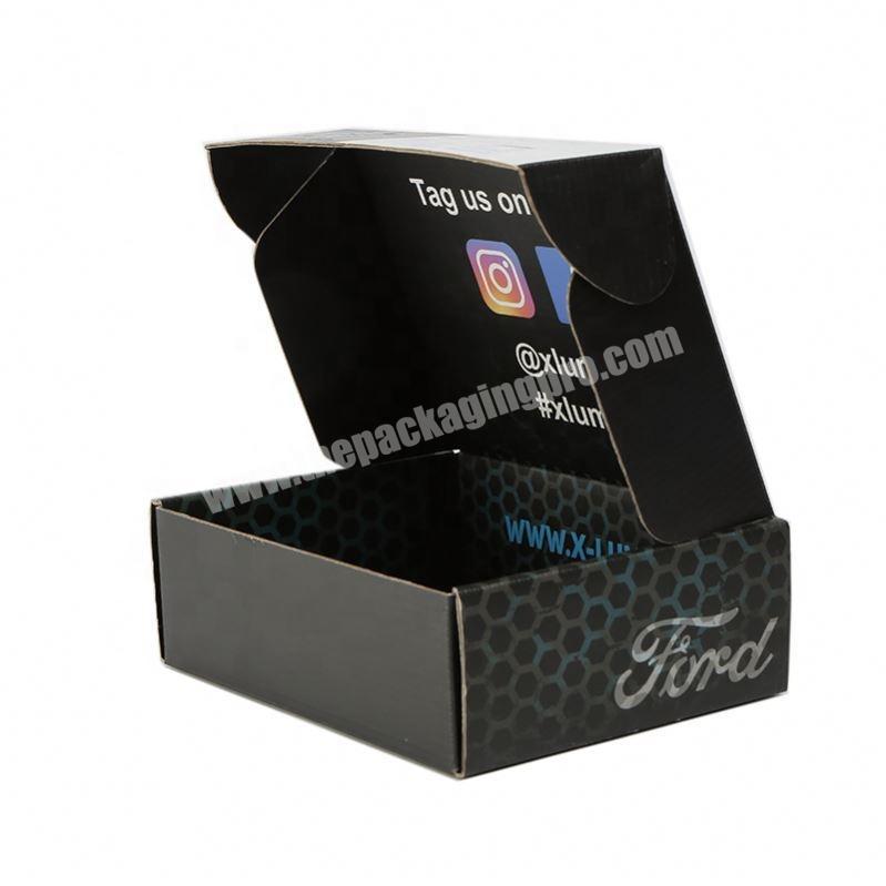 custom small kraft paper box cosmetics with pvc window