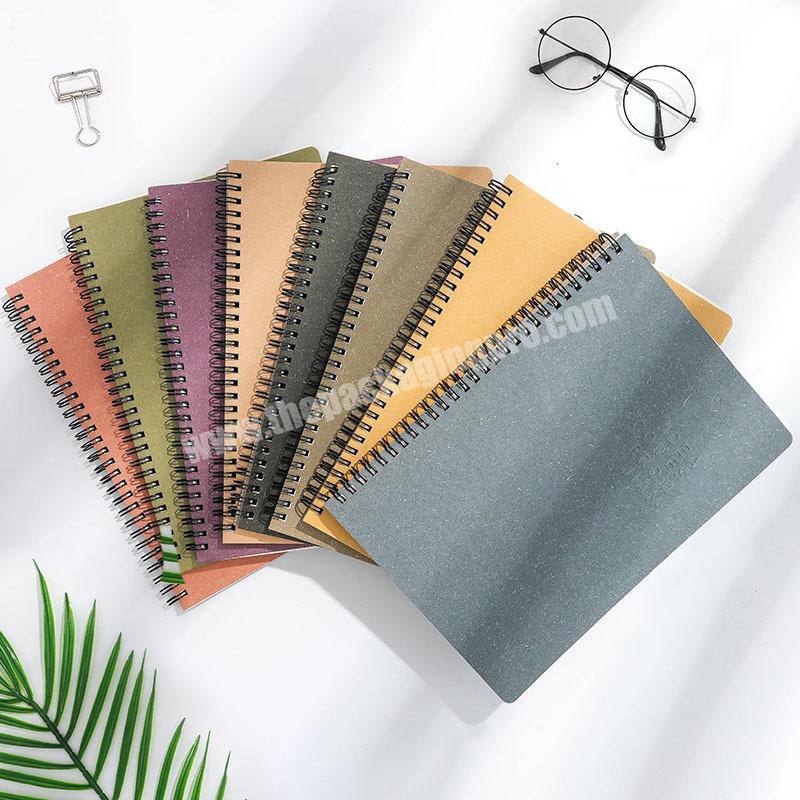 8 pcs multi color student exercise book B5 A5 paper spiral coil notebook set