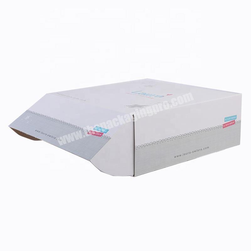 Factory supplier custom recycled material corrugated cardboard carton product gift clothing packaging shipping box