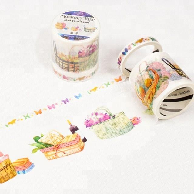 Beautiful watercolor collectors custom make printed washi tape
