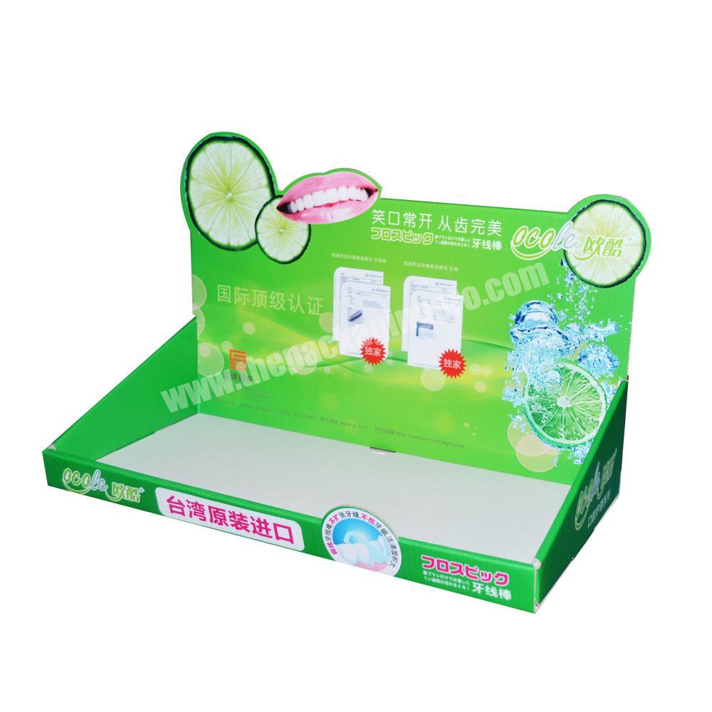 Beauty Shop Retail pop totem fashionable cosmetics counter display recycle cardboard