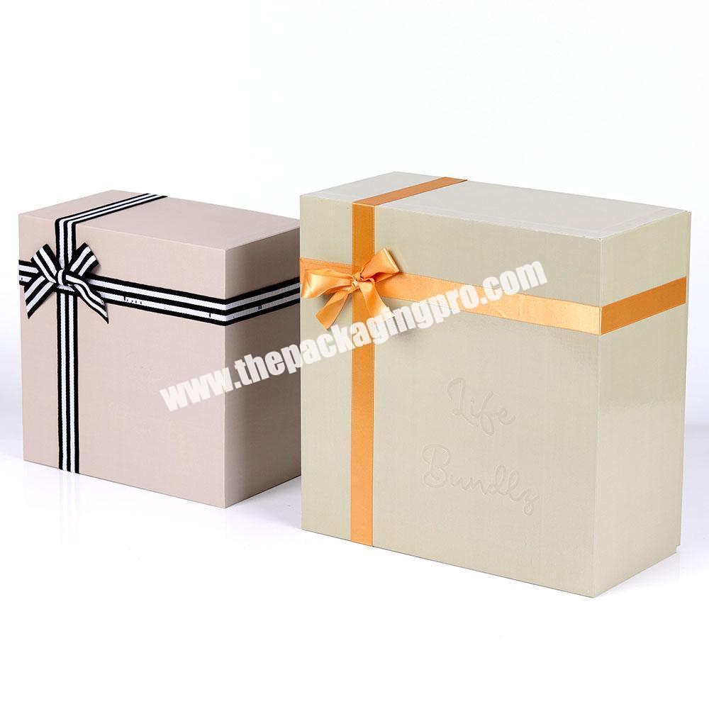 Custom Printed Cardboard Paper Gift Box Birthday Holiday Anniversary bridesmaid gift box