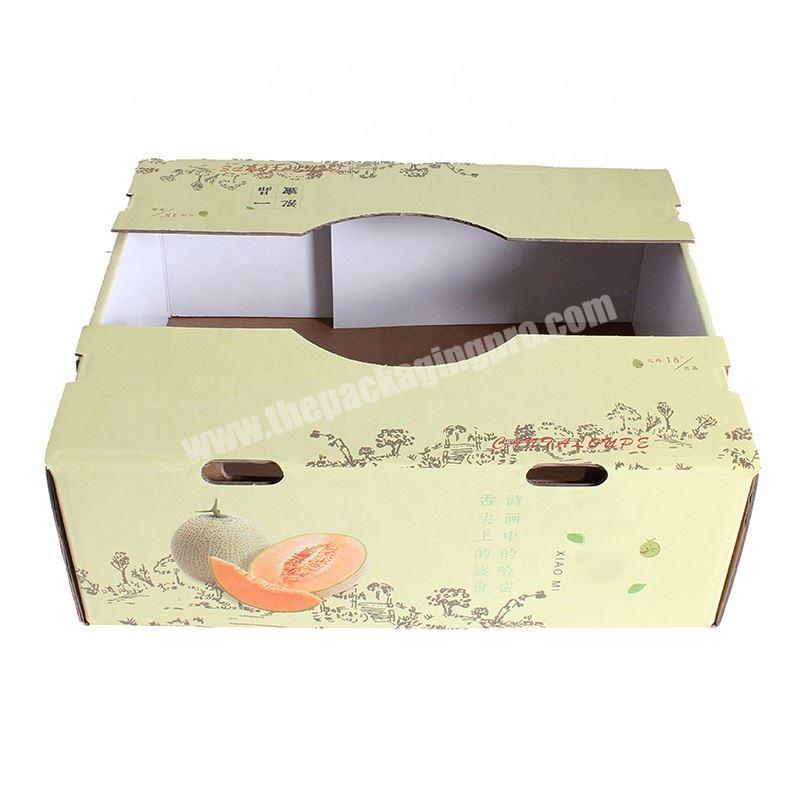 Best selling custom e type 3ply  gift fruit box packaging