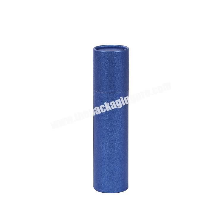 Biodegradable cardboard push up paper tube for deodorant kraft lip balm container tubes