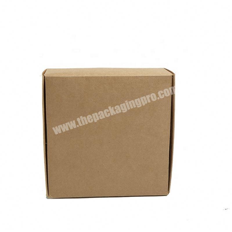OEM design recycled kraft paper made products packing logo printed folding box