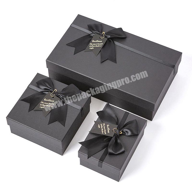 Black lipstick perfume gift packing box with a butterfly together