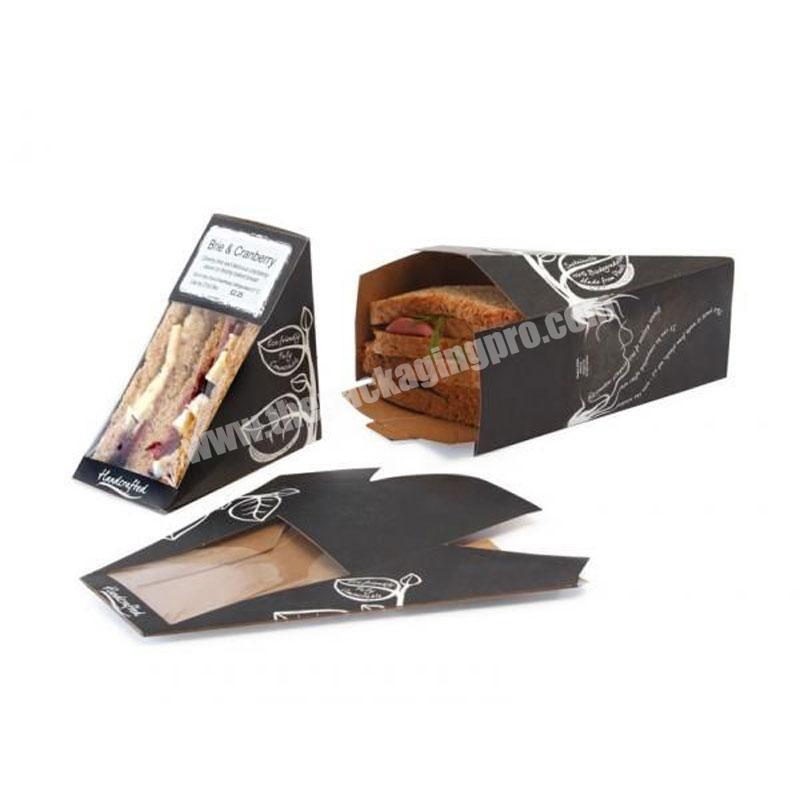Black style Biodegradable sandwich packaging From China Competitive Webshop