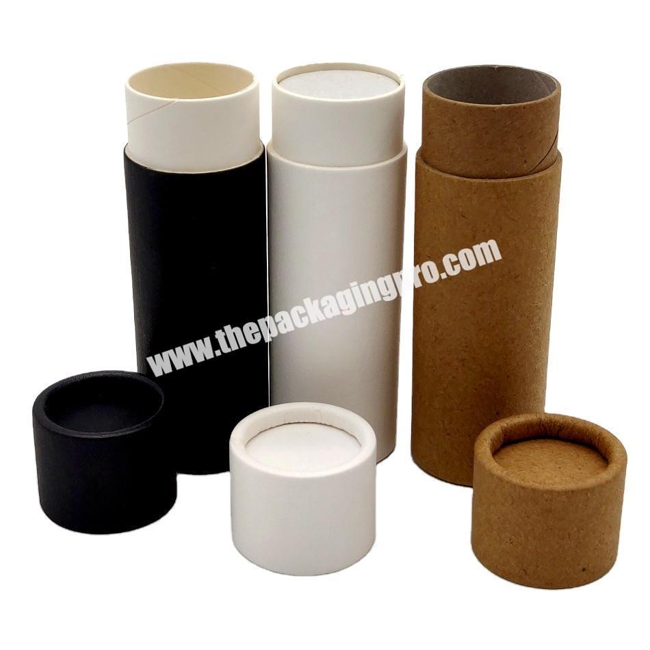 Empty Push up Paper Lip Balm Tube Kraft Paper Lip Balm Tube Push up Deodorant Cardboard Paper Tube