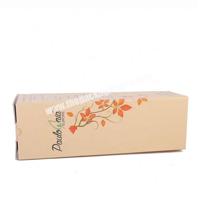 Biodegradable floret printing corrugated shipping box for women underwear bra packaging box