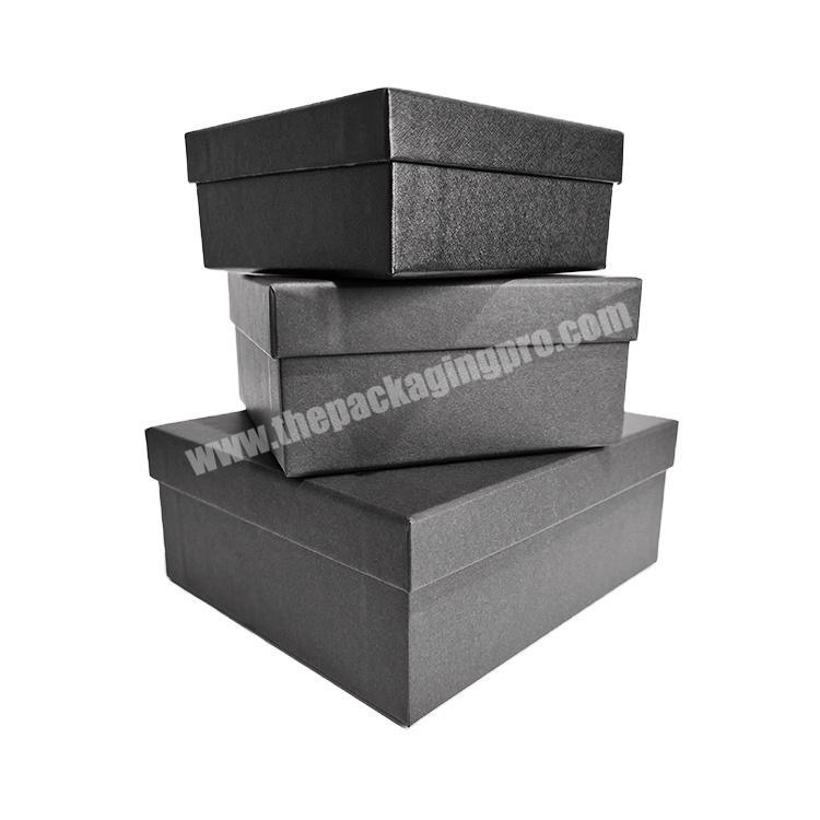 Bulk Cheap Custom Black Kraft Box Custom Kraft Paper Box