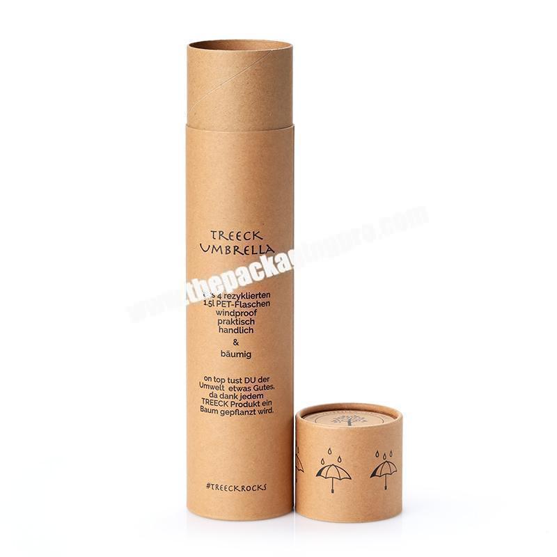 Custom Creative Eco friendly cardboard tube packaging paper box for gift and umbrella packaging