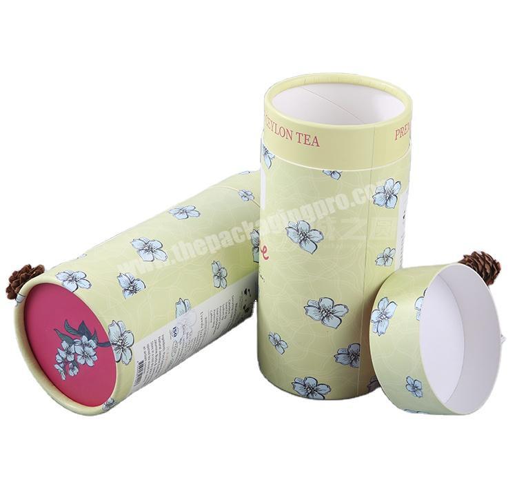 Can be customized environmental degradation kraft tea paper tube packaging