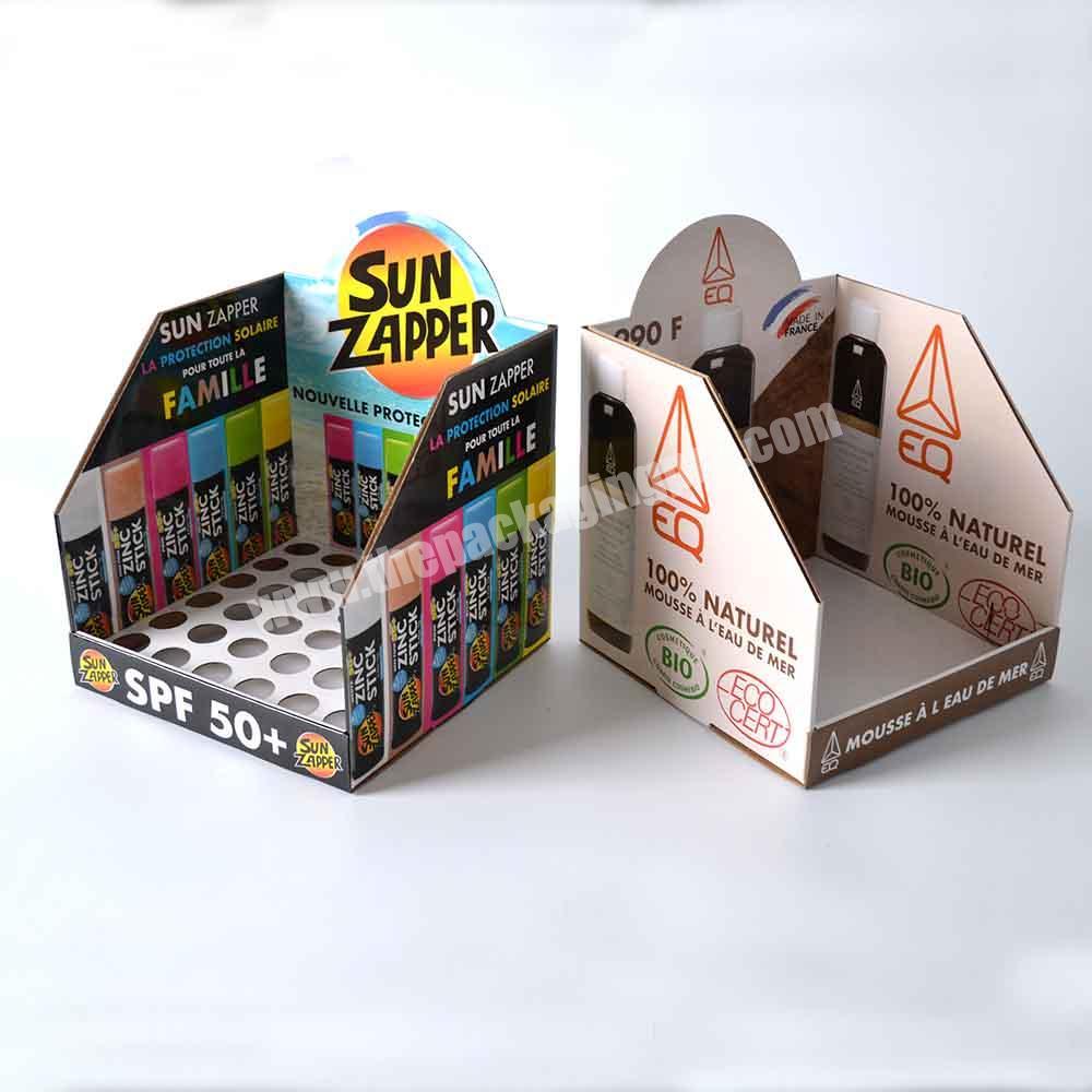 Cardboard Counter Display for Supermarket Pen Retail PDQ