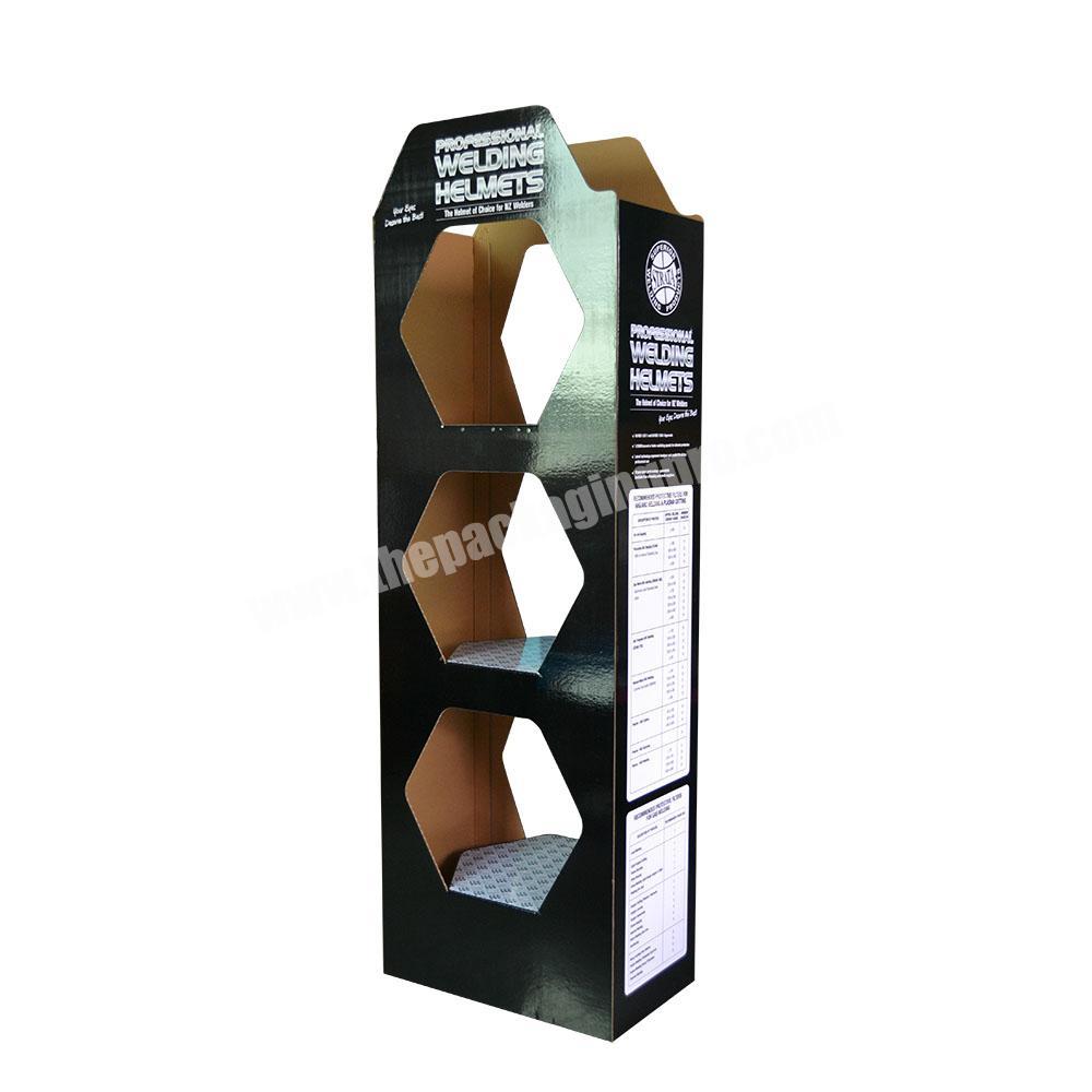 Cardboard Countertop Book Display Stands Double Side Display Box