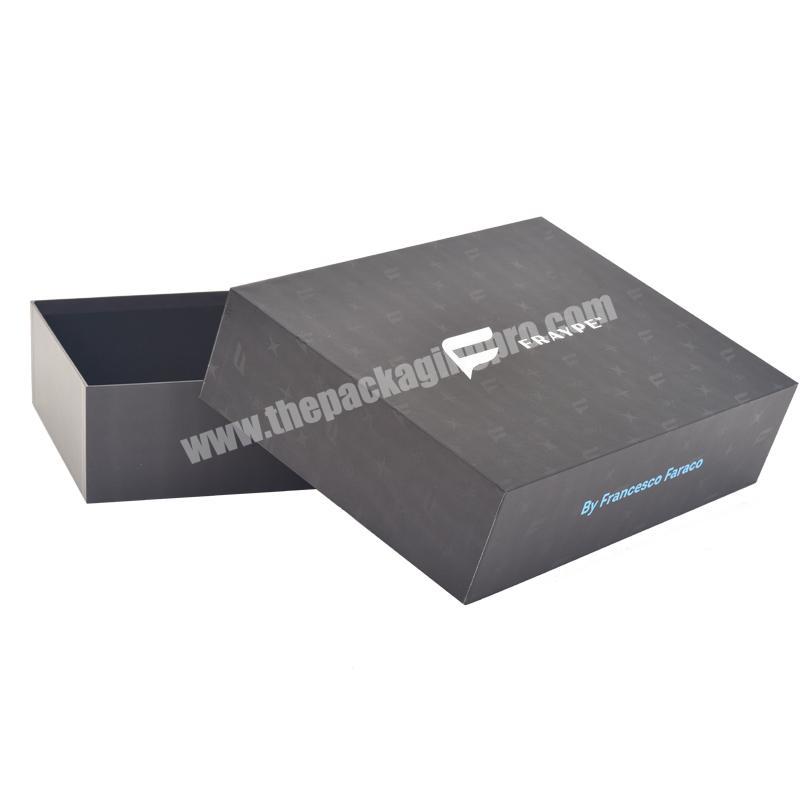 Cardboard Paper Gift Box Lid And Aase 2 Piece Rigid Paper Lid Off Gift Packaging Boxes