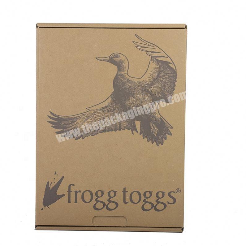 Custom printed logo luxury paper box clothing shipping packaging boxes