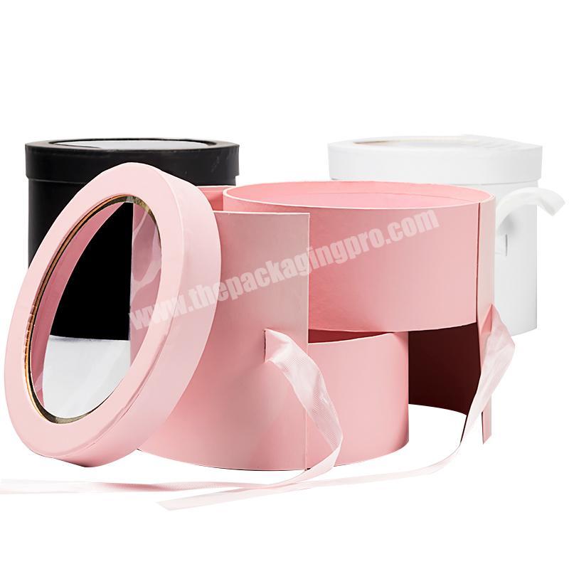 Cheap Price Paper Packing Gifts Flower Round Box