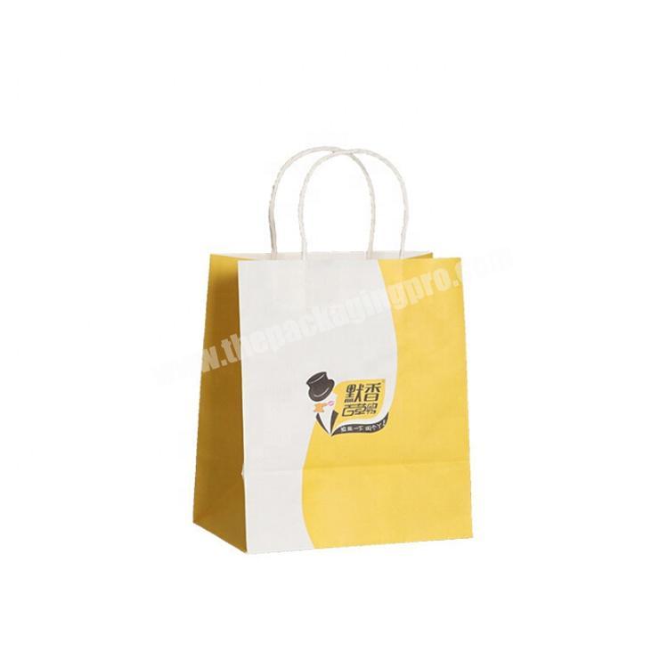 Cheap take out paper bag for coffee