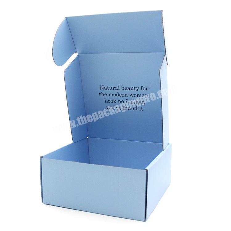 Cheaper Price High Quality Strengthening Core Hard Stronger Luxury Blue Custom Cardboard Gift Box With Logo Printed