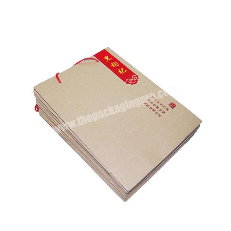 China Special Sale Custom Logo Printed  Kraft Paper Shopping Bag