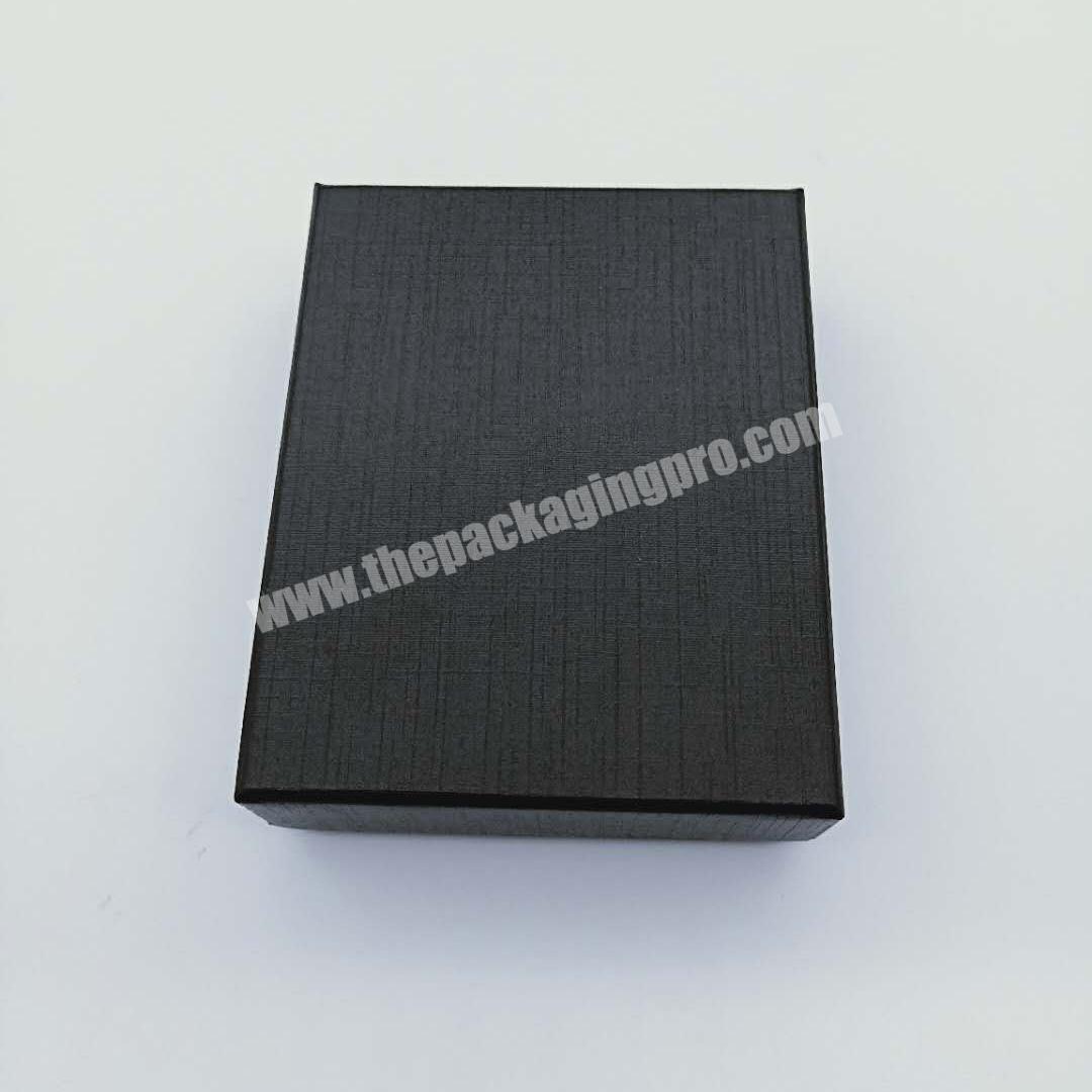 Factory China electronic packaging box cheap usb cardboard matte black