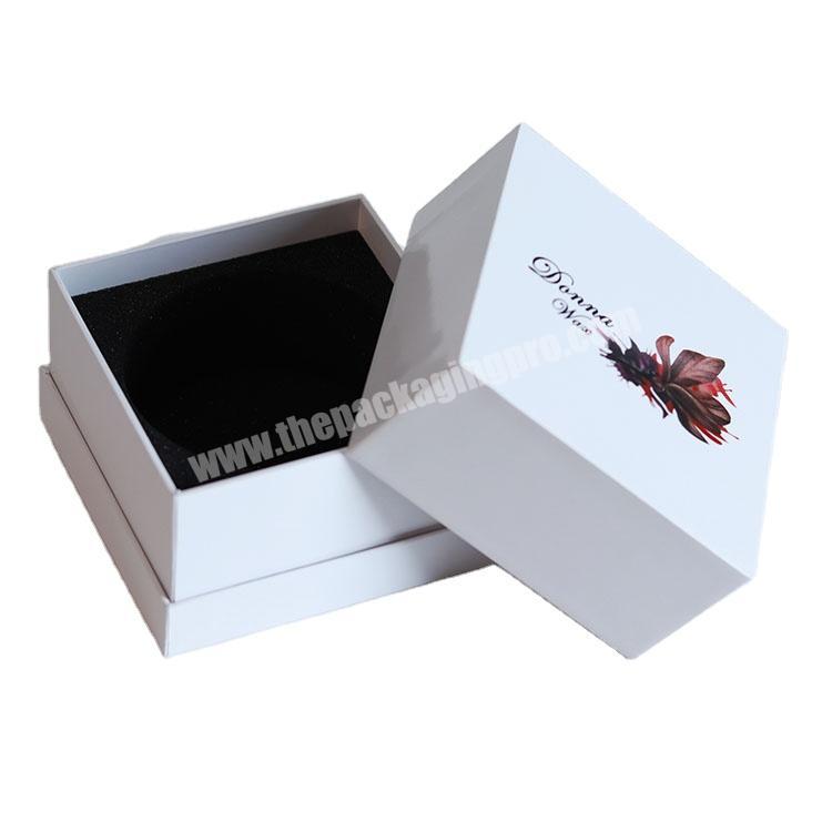 China manufacturer wholesale small white eco friendly cosmetics packaging paper gift box with inserts