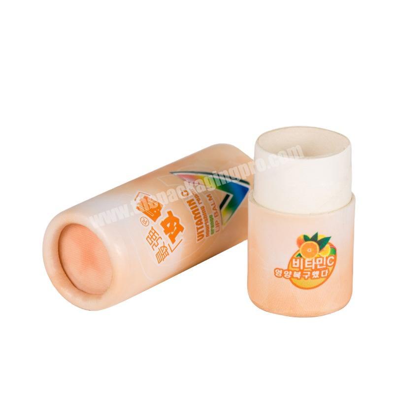 China paper tube boxes manufacturers eco friendly food grade paper lipstick tubes