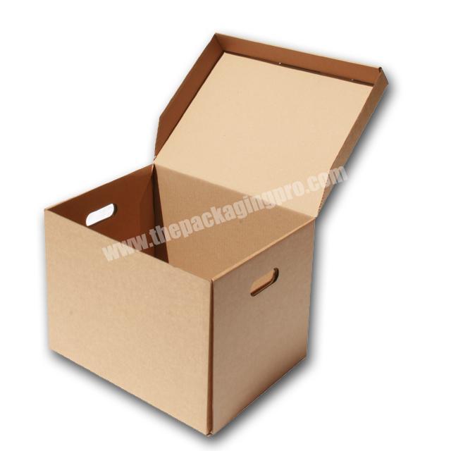 China top supplier YIF colorful AE flute carton box packaging with handle