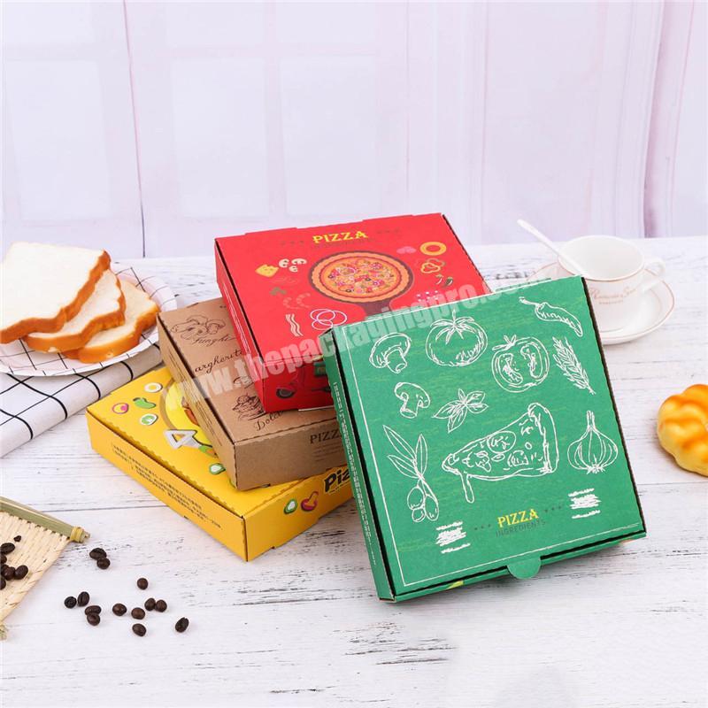 China wholesale corrugated pizza packing box 9 inch 11 inch 12 inch 13 inch 14 inch 15inch