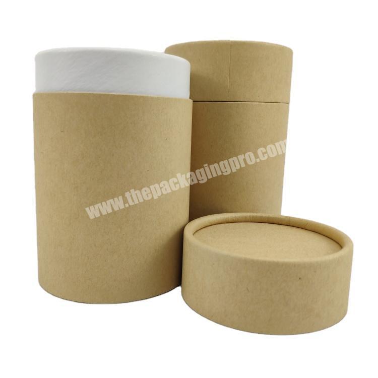 China wholesale price brown kraft paper tube packaging