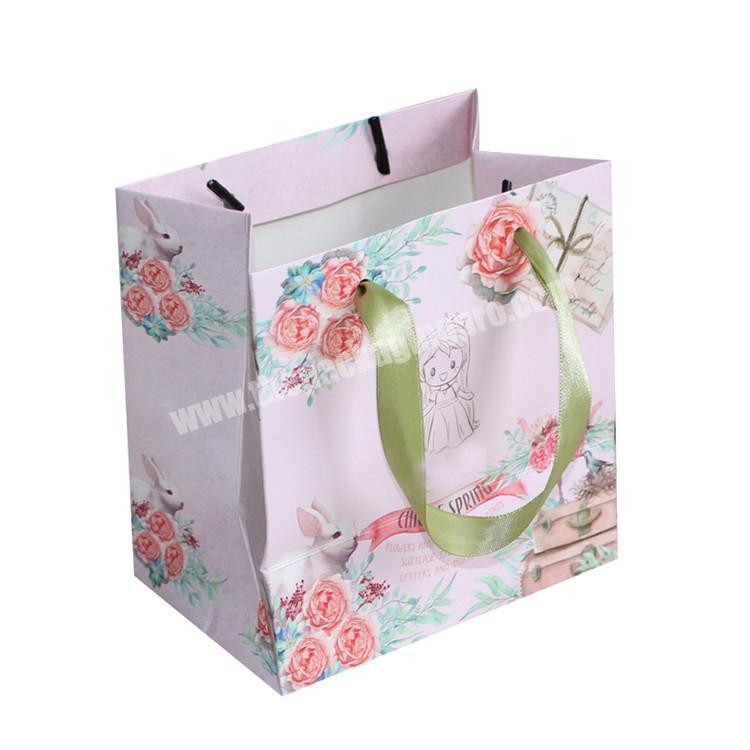 China yiwu wholesale gift bag custom logo flower cartoon fashion jewelry bag top quality elegant jewellery bag