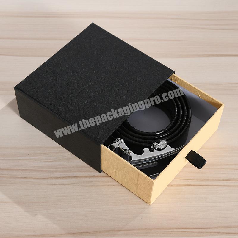 Chinese factory spot kraft paper gift box square belt kraft paper gift box