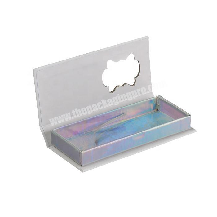 Clear PVC widow custom lash box wholesale false eyelash packaging box