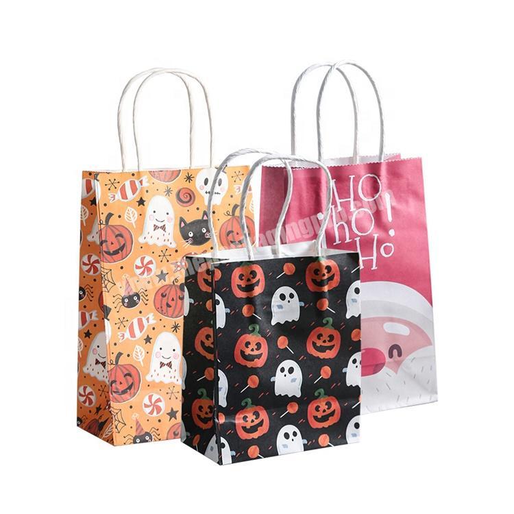 Colorful cheap paper christmas shopping bag