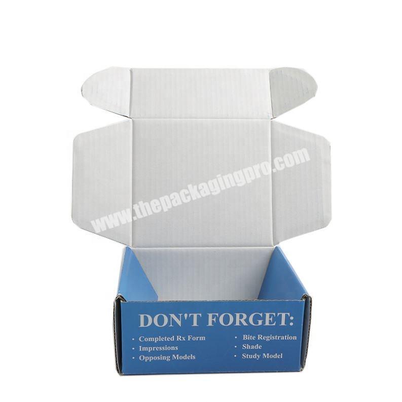 Custom strong recycled cosmetic corrugated beauty shipping package box