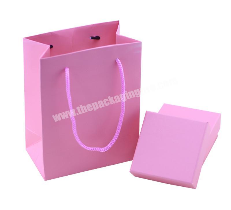 Cosmetics small pouch packaging paper jewelry bags with custom logo wholesales for beauty makeups