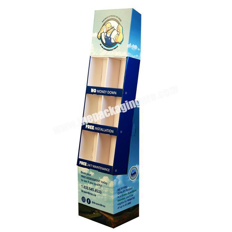 Cost-effective Paper Shelves Corrugated Box Cardboard Advertising Stands Toy Display Cardboard Shelf Display For Retail