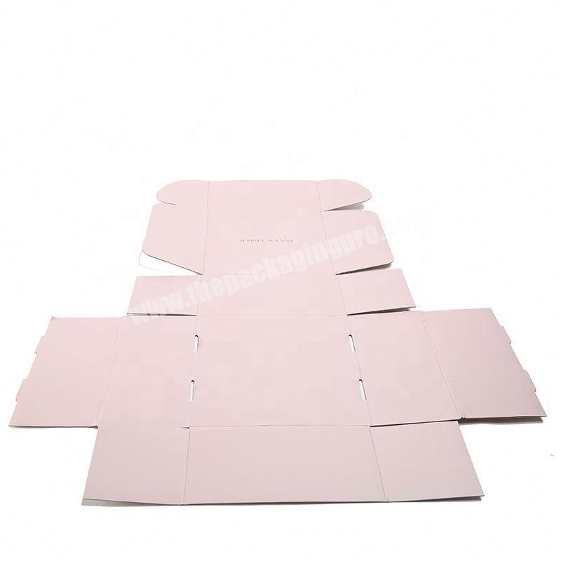 Low price wholesale custom pink print perfume packaging lid and base paper box