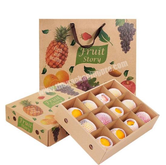 Custom Cheap Corrugated Packaging Cardboard Box For Fruit And Vegetable