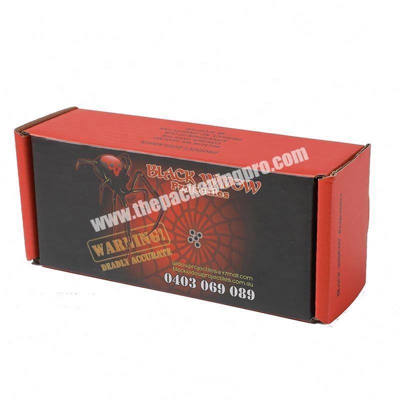 High quality luxury red laser paper cosmetic packaging box