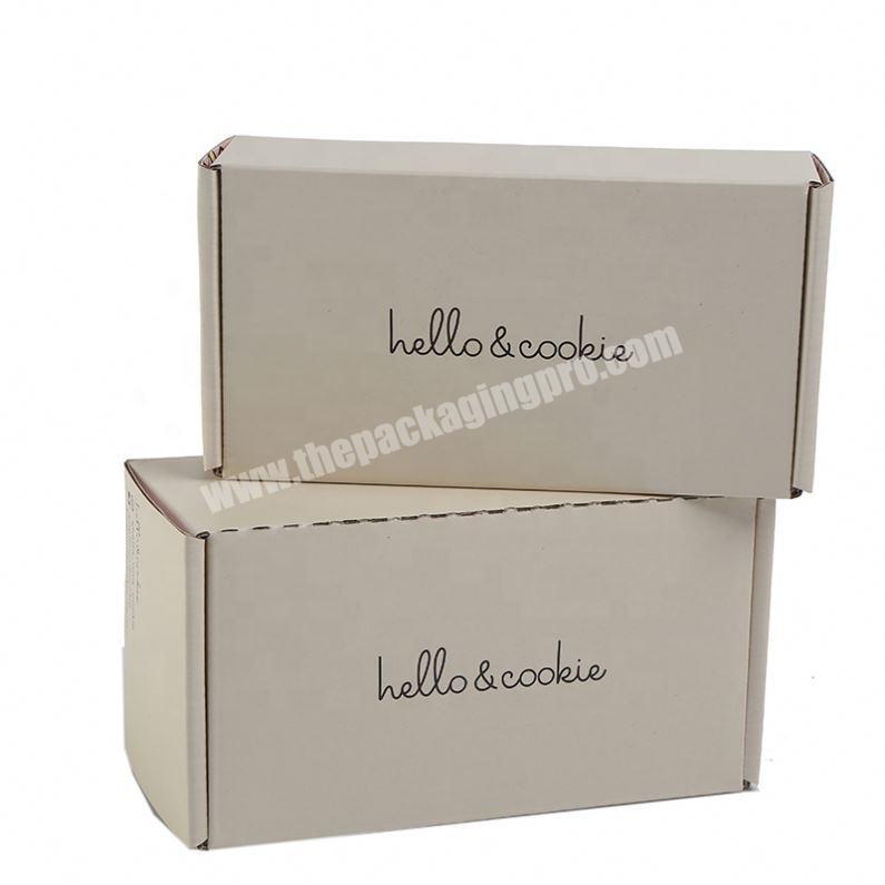 New design printed corrugated cardboard box package gift box for hair extensions