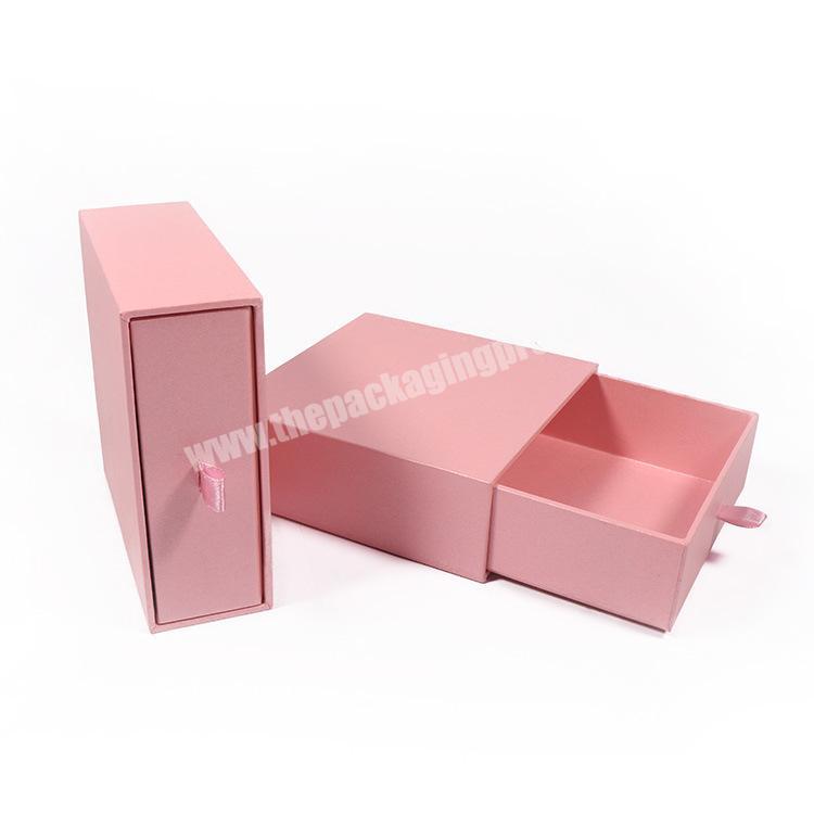 Custom Cmyk Printing Drawer Gift Boxes Packaging Slide out Gift Box Wholesale