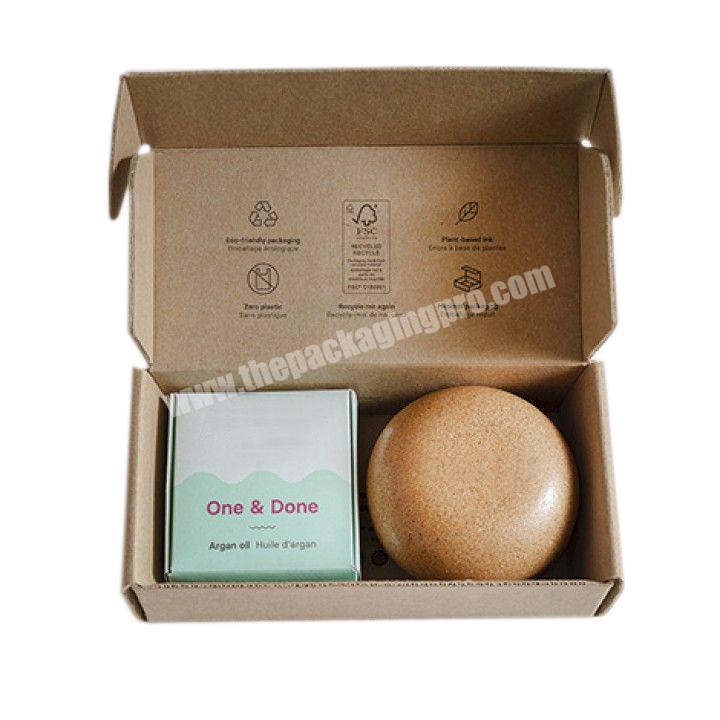 Custom Corrugated Cardboard Paper Soap Shipping Mailer Boxes For Soap Bar