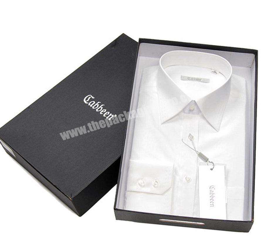 Custom Design Apparel Blank Man T shirt Packaging Cardboard Paper Gift Box