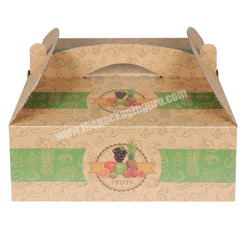 Custom Design Different Size Full Color Printing Corrugated Carton Paper Fruit Strawberry Lemon Packaging Box