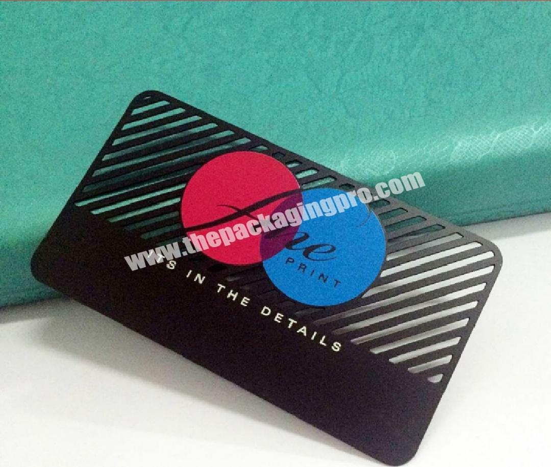 Custom buisness cards metal business card stainless steel Design Plating Printed 3d blank metal business cards