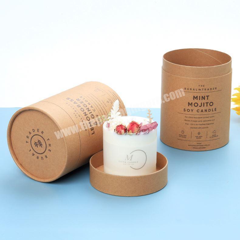 Custom Design Printing Candle Packing Paper Cans