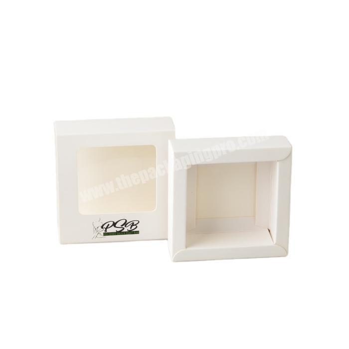 Custom Design Printing Drawer Packaging Box Soap Paper Box With PVC Window